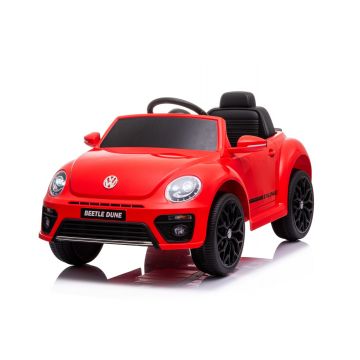 Masinuta Electrica Pentru Copii Volkswagen Beetle 12V Rosu Mic