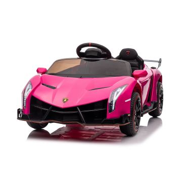 Masinuta Electrica Pentru Copii Lamborghini Veneno 12V Roz