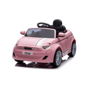 Fiat 500e Mașină Electrică pentru Copii cu Telecomandă - Roz