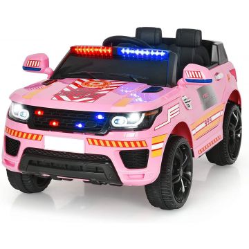 Masinuta Electrica Pentru Copii Land Rover Kijana Stil Politia 12V Roz