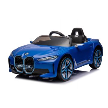 Masinuta Electrica Pentru Copii BMW I4 cu Dua Usi 12V  Albastră