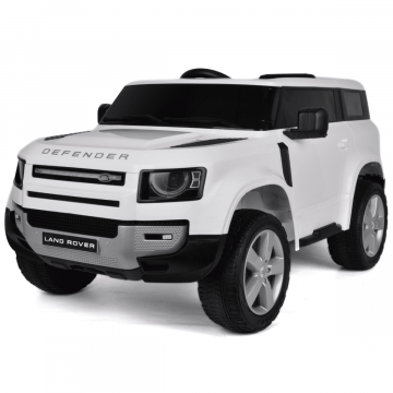 Mașină Electrică Pentru Copii Range Rover Defender Alb 12V